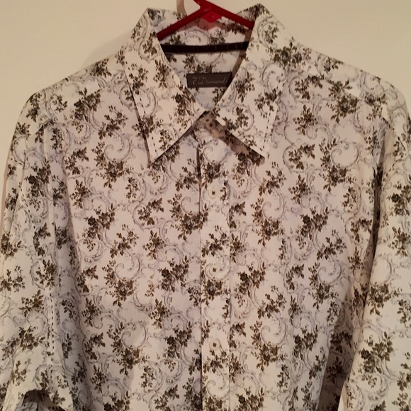 7 Diamonds Other - 7 Diamonds Mens XXL Button Up Floral Dress Shirt